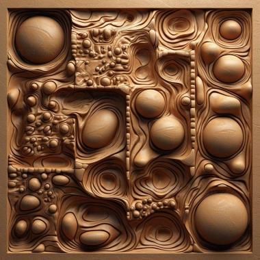 Patterns and decorations stl cells 1 3d model